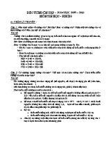 Đề cương ôn tập Tin học lớp 8 - Năm học 2009-2010